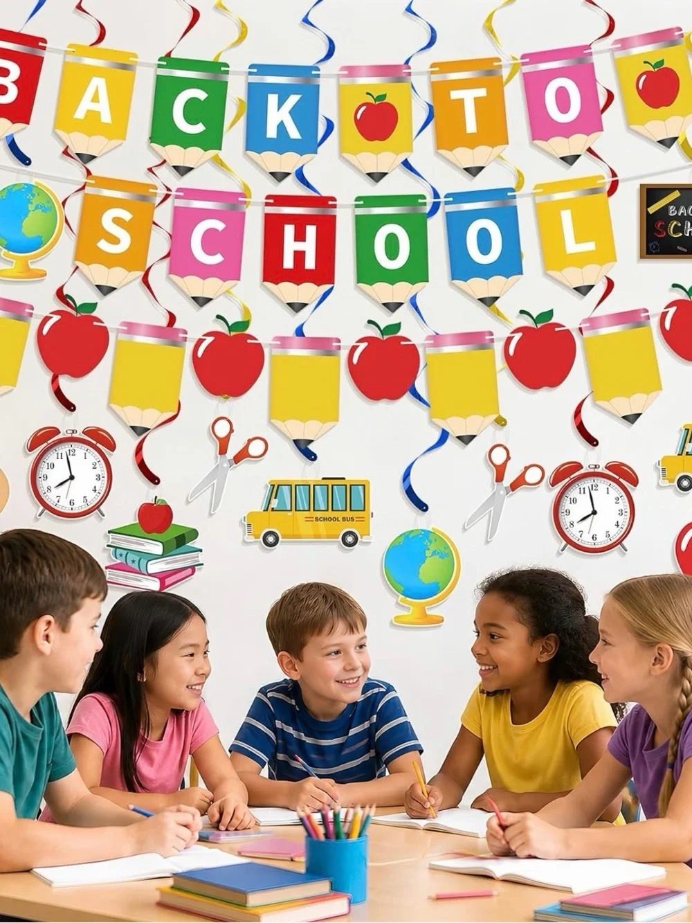 Back to School Decorations NO-DIY Reusable Back to School Banner
